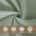 sancua Square Tablecloths 54x54 Inch, 2 Pack - Sage Green Fabric Table Cloth for Square or Round Tables, Washable Polyester Table Cover for Dinner, Holiday Party, Decorative Display Tables