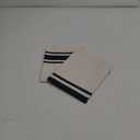 OTOSTAR Pack of 2 Outdoor Waterproof Decorative Pillow Covers 18x18 Inch Linen Geometry Pillowcases Cushion Case Garden Throw Pillow Covers Pillows Shell for Patio Furniture Couch Tent Balcony (Black)