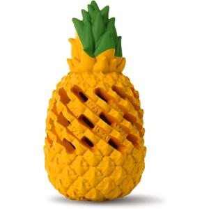Dog Toy for Aggressive Chewers Large Breeds, Indestructible Pineapple Dog Toys, Tough Treat Dispensing Toys for Small Medium Large Dogs (Large) (6.7 In)