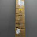 Lazblinds Adjustable Panel Track Blinds, Blackout White, 82.63 inches x 96 inches