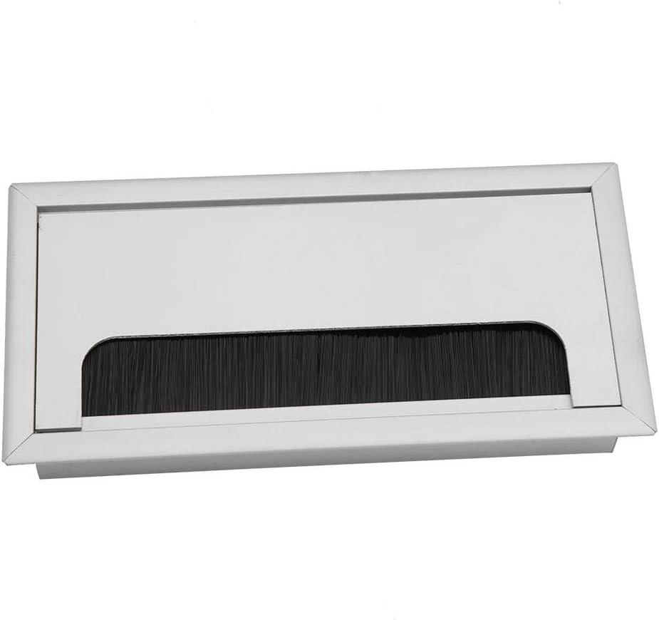Cable Outlet, Aluminium, M Model, Computer Desk Wire Management Insert Hole Cover