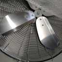 16 Inch Metal Pedestal Fan, Oscillating Standing Fan 3 Speed