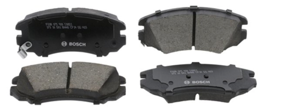 BOSCH BC1543 QuietCast Premium Ceramic Disc Brake Pad Set - Compatible with Select Hyundai Elantra, Elantra Coupe, Elantra GT; Kia Forte, Forte Koup, Forte5; FRONT