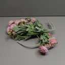 IPOPU Pink Peonies Artificial Flowers 6pcs Pink Artificial Ranunculus Flowers18Heads Pink Silk Peonies with Stems Real Look for Spring Decorations Floral Arrangements Home Table Centerpiece