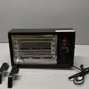 JASUN Radiant Heater Electric Space Heater Fast Heating with Adjustable Thermostat, Portable Indoor Heater with Handle Quiet1250W/1500W for Office Home Garage Bedroom ETL Approved Black