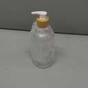 2pcs Refillable Lotion Pump Dispenser Frosted Shampoo Bottles for Liquid Soap Shampoo and Lotion Lightweight and Convenient for Home and Travel