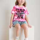 Birthday Girls Shirts for Kids 1-12 Year (Pink)