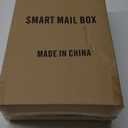 Mailbox with Combination & Key Unlock, Metal Mail Boxes Suggestion Box Wall Mount, Business Key Drop Box, Locking Post Box for House, Weatherproof, Large Capacity 14x4x10in,Black