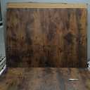Dog Crate Topper Wood Countertop for 54 Inch Dog Cage, Dog Crate Table Topper Collapsible Dog Kennel Topper (Rustic Brown, 54 Inch)