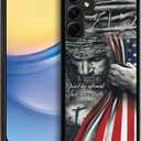 DAIZAG Case Compatible with Samsung Galaxy A15,Soft Shockproof Soft Cover,Christian Jesus God Bless American Flag