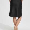 Baleaf 23" Women's Swim Skort High Waisted Knee Length Long Swim Skirt Bathing Suit Swimsuit Bottoms Beach, XL