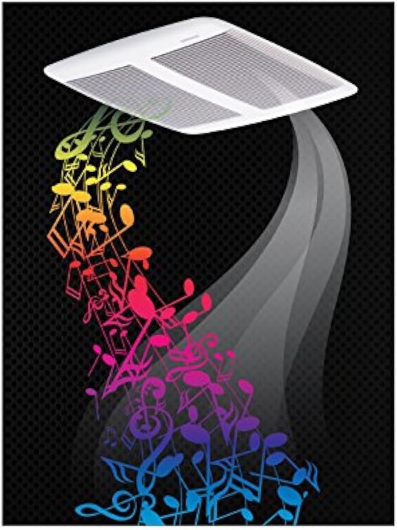Broan-NuTone SPKACC Sensonic QT Series Speaker Accessory with Bluetooth Wireless Technology for Bathroom and Home Ventilation Fans (Fan Not Included)
