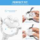 2 Pack Replacement Nasal Pillow Cushion for ResMed Airfit P10, Medium, Compatiable with Orignal Airfit P10 Frame, Replacement Nasal Pillow CPAP Mask Cushion, Soft & Durable
