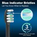 6 Pack Toothbrush Replacement Heads Compatible with WaterPik Sonic Fusion 2.0, FitMount Flossing Brush Head Fit for Water-Pic SF-01 SF-02 and 2.0 SF-03 SF-04