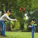 Inflatable Pool Toss Games, Pool Ring Toss Toys with 4 Rings for Adults Indoor Outdoor Tropical Summer Swimming Inflatable Bean Bags Toss Luau Party Supplies