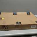 Scalloped Felt Bulletin Board 36 x 24 Inches Foldable Sage Green Pin Cork Board Alternative for Wall, 3' x 2' Trifold Christmas Picture Vision Self Adhesive Bulletin Decorative