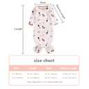 Newborn Knotted Nightgown Long Sleeve with Matching Hat Set 3 Pack, Unisex Baby Sleeper Gowns Coming Home Outfits Set with Mitten Cuffs for Boys Girls