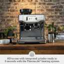 Breville BES880BTR Barista Touch Espresso Machine, Black Truffle
Pull barista-quality espresso shots, lattes and cappuccinos at home with semi-automatic coffee maker with built-in grinder