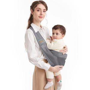Baby Carrier Newborn to Toddler, One Shoulder Baby Hip Carrier Ergonomically Adjustable Toddler Carrier Baby Sling, Quick in & Out Baby Sling Carrier, One Size Fits All (Solid Color)