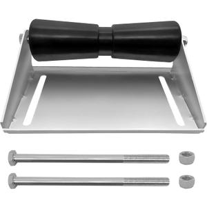 QIANJIEER 8" Boat Trailer Keel Roller Assembly Kit with Bracket and Roller Shaft, Galvanized Steel, Includes Mounting Bolts, Enhanced Rollers for Easy Launch and Smooth Transport