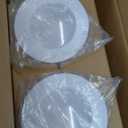 Just Screw Me in 6in LED Recessed Retrofit Light for E26 or Medium Base 4, 5, or 6 Inch Recessed Cans with Telescoping Neck and 5-CCT 2700-3000-3500-4000-5000K in White (Pack of 4) (6in Aperture)