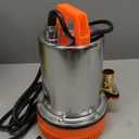 DC 12V Submersible Water Pump Submersible Deep Well Water Pump 1 inch Outlet，Irrigation Water Pump with Upgrade Copper Motor