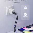 wegear USB C Fast Charging Charger, 30W Dual-Port GaN Nano Charger with Foldable Plug for iPhone 16/15 Series, iPad, Galaxy S24 Ultra and More Series, (White, 1 Pack)