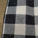 Tinideya Christmas Rug Plaid Christmas Kitchen Rug Set of 2 Farmhouse Xmas Tree Truck Buffalo Check Mat for Kitchen Bath Room Decoration, 17 x 47 in, 17 x 28 in