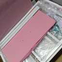BOLUO Closet Drawers Pink 3 Drawer Dresser for Closet Organizers and Storage Bedroom Dorm Modern L (15.7"D x 21.1"W x 23.4"H)