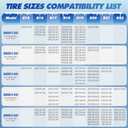 Auto-Trac Snow Chains for Car Tires Passenger Emergency Tire Chains for SUV and Car, Set of 2