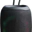 Generic Lightweight Wireless Bluetooth Speaker, Outdoor Handheld Colorful Speaker, high-Power subwoofer, True Wireless Stereo, 3.5mm Jack Small Speaker, JT153, Black