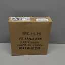 kakoya Flameless LED Candles with Timer 5 Pc Flickering Flameless Candles for Romantic Ambiance and Home Decoration Stable Acrylic Shell,with Embedded Star String，Battery Operated Candles（Gold）