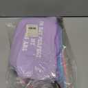 6 Pack Small Cosmetic Canvas Makeup Bags for Women with Zipper, 3 Colors and Designs (8 x 4 x 6 In) (Blue, Pink, Purple)