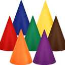 SATINIOR Gnome Hats Felt Crayon Accessory Fairy Dunce Witch Dwarf Cone Hat for Adult Halloween Christmas (Multicoloured)