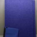 Paterr Trifold Poster Board with Storage Bag, Hook and Loop Fabric, Foldable 3 Panel Presentation Board for Science Fair and Exhibitions(Dark Blue,72 x 36 Inch)