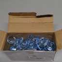 Adorox 2.5'' Blue Acrylic Baby Pacifier Shower Favor (Blue (36 Pieces))