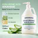 Hyaluronic Acid Serum 1 Gallon With Aloe and Vitamin B5, Customize or Use as is, Lightweight and Ultra-Hydrating, Made in the USA