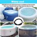 P6931 Hot Tub Air Inflation Hose, Spa Inflatable Hose for Above Ground Pool Fits for Intex, Best-Way, Coleman, Lay Z Spa Portable Spa Pump Hot Tub Replacement Parts