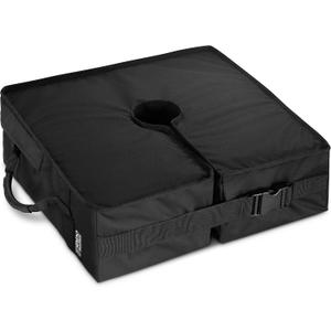 BaseMate Square Umbrella Base Weight, 18" ~ Fits Any Offset, Cantilever & Any Outdoor Patio Umbrella Stand ~ Easy Set up (Side-Slot Opening)