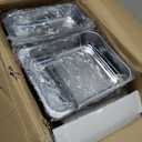 9Qt Chafing Dishes for Buffet, 4 Pack Gold 304 Stainless Steel Chafing Dish Sets, Complete Buffet Server and Warmers Set with Multiple Size Pans for Parties