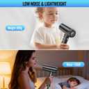 2026 Hair Dryer, 200,000 RPM Professional High Speed Blow Dryer with Diffuser for Women, 1200M Negative Ionic Hair Dryer with Brushless Motor, Low Noise Hair Blow Dryer for Home Travel Salon, Black