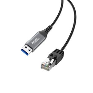 CableCreation USB to Ethernet Cable 6.6FT, USB to RJ45 Internet LAN Network Cable, Gigabit Directly Connected, Compatible with Laptop, Desktop PC, Switch and More