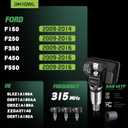 TPMS Ford 315MHz Pre-Preprogrammed,Compatible with F150 2009-2014 | F250 2009-2016 |F350 2009-2016 | F450 2009-2016 | F550 2009-2016/OE#DE8T1A180AA,9L3Z1A189A(Set of 4) Tire Pressure Sensor