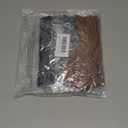 XEF Headbands for Women Bohemian Wide Floral Thick Hair Band No Slip Gym Elastic Twist Knot Athletic Headband Sweatbands Fashion Hair Accessories for Teen Girls (Black, Brown, Black with Design)