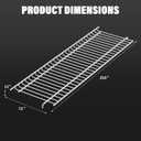 Utheer Warming Rack for Nexgrill 720-0925 Gas Grill, Stainless Steel