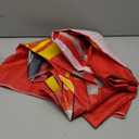 6 Ft Firetruck Tablecloths Birthday Party Decorations Firefighter Theme Table Cover Washable Fabric Polyester Fire Rectangle Department Table Covers Protector for School Birthday Party Decorations