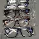 CCVOO +2.0 Mix & Match Reading Glasses for Women - Lightweight, Comfortable Fit, Clear Vision - Blue Light Blocking