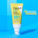 CeraVe Invisible Mineral Sunscreen SPF 50, Face Sunscreen for Sensitive Skin With Zinc Oxide & Titanium Dioxide, Vitamin E + Niacinamide + Ceramides, Oil Free, Travel Size 1.62 oz