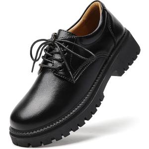 Oxford Shoes for Women Women's Oxford Shoes Platform Classic Lace Up Loafers Comfortable Dress Business Casual Work Office Oxfords Shoe for Ladies 8