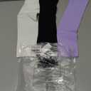 Arm Sleeves, Cooling UV Sun Protection Sports Compression for Men/Women (4 Pairs - Black+white+purple+pink)